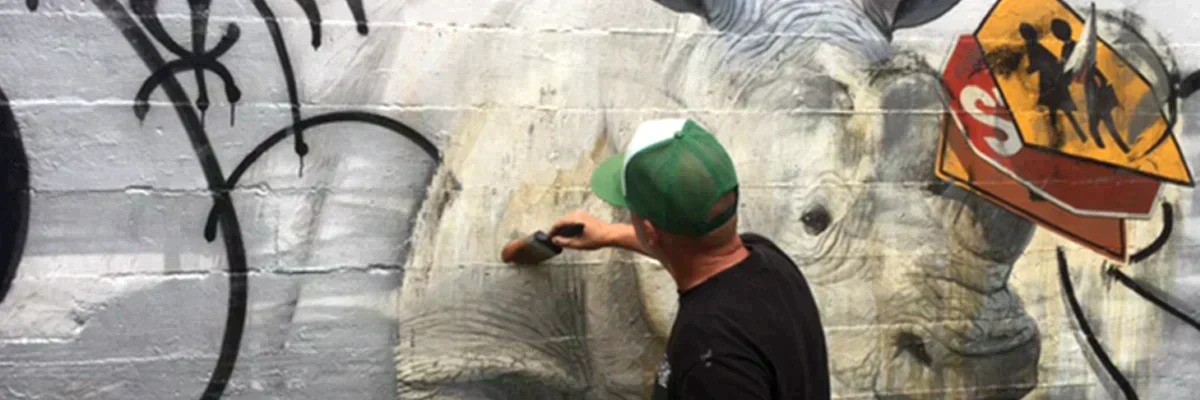 How to remove graffiti from a mural protected with MuralShield™